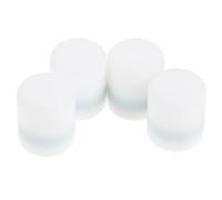 INOOMP 4pcs 6mm Carbon Adsorption Tube End Caps Sampling Tube Stopper for Air Quality Testing Environmental Monitoring Lab Accessories