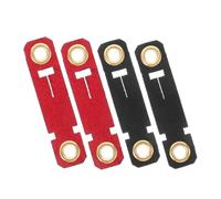 INOOMP 4PCS Adjustable Bird Leg Rings Clasp Velvet Harness for Pigeons Foot Chains for Pet Bird Owners Loss Design Comfortable Fit