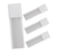 INOOMP 4Pcs Airless Pump Lotion Bottles Refillable Cosmetics Sub Packing Containers for Travel Skincare Cream Foundation Essence