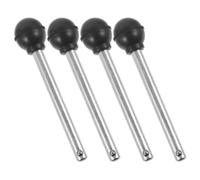 INOOMP 4pcs Ball Head Locking Pin for Gym Weight Stack Machine Accessories Secure Fitness Replacement Pins for Home and Office Workout Equipment Easy Installation Black