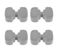 INOOMP 4pcs Bathroom Non-Slip Stool Shower Stool Feet Pads Nonslip Rubber Chair Foot Tips for Wet Areas Ribbed Floor Grip Caps
