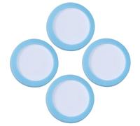 INOOMP 4pcs Carbon Dioxide Diffuser Discs for Aquarium Plants and Fish Tank with Precision Bubble Release and Universal Fit, Plastic and Stone Material, for Aquarium Co2 Diffuser Setups