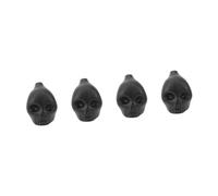 INOOMP 4pcs Ceramic Skull Death Whistle Decor Halloween Screaming Whistle Prop for Spooky Parties and Collectors Unique Artware for Day Dead Celebrations