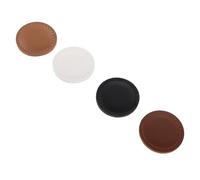 INOOMP 4pcs Magnetic Golf Ball Markers Set - Multi-color Black, Brown, Coffee White - Golf Positioning Tokens for Putting Green Training, Practice Tournament Alignment