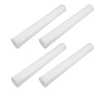 INOOMP 4pcs Pp Poster Storage Tubes with Caps, 46cm Length X 6cm Diameter, Packaging Tubes for Oil Paintings and Scientific Posters, Versatile Storage and Shipping Protection for Artists