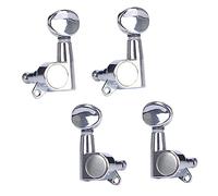 INOOMP 4pcs Professional Ukulele Tuning Pegs Fully Enclosed Knobs Closed String Tuning Keys Machine Head Tuners Essential Ukulele Accessory