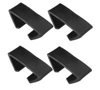 INOOMP 4pcs Rattan Sofa Clips Outdoor Patio Furniture Clamps Sectional Connector Fasteners Easy Install Black Inner for Wicker Garden Sofas