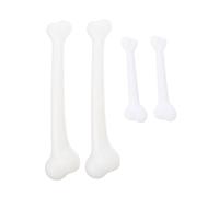 INOOMP 4pcs Realistic Plastic Halloween Skeleton Bones for Caveman Cosplay Lifelike Human Bones Props for Halloween Decoration Strong and Lightweight