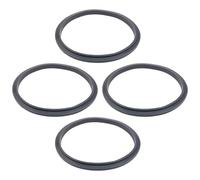 INOOMP 4pcs Silicone Replacement Gasket Seal Rings for Blender Spare Parts with Good Sealing Performance, Black, Suitable for Jug Blender Replacement Accessories