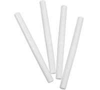 INOOMP 4pcs Silicone Wire Pencil Lip Brush Reusable Lidded Lip Gloss Applicators Portable Women Makeup Tools for Lipstick Gloss Application