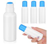 INOOMP 4pcs Sponge Tip Applicator Bottles,100ml Refillable Leak-proof Sunscreen Daubers, Portable Empty Travel Bottles for Envelope Moistener, Essential Oils