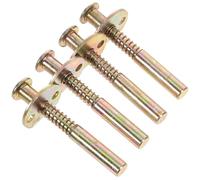 INOOMP 4pcs Spring Loaded Latches for Small Bed and Cabinet, Iron Material Easy to Install and Anti-Aging Features, for Furniture Parts and Cabinet Accessories