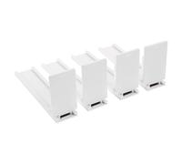 INOOMP 4pcs Spring Loaded Shelf Pusher for Beverages and Snacks, Space Efficient Pvc Automatic Glide Organizer, 5.91x2.83x1.57in, for Fridges and Snack Zones in Retail Stores