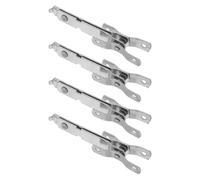 INOOMP 4pcs Stainless Steel Sliding Window Locks with Sturdy Construction and Enhanced Safety, Modern Silver Window Safety Restrictors for Home and Office Use, and Friendly