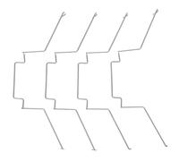 INOOMP 4pcs Steel Wire CPU Fan Clips Mounting Hooks for Computer Cooling Fans Easy Install Heatsink Radiator Fixing Accessories Compatible with Mainboards