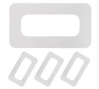 INOOMP 4PCS SUP Board Repair Patch PVC Tail Fin Slot Adapter Paddle Board Fin Base Plate Tail Box Pad for Standup Paddleboard