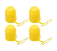 INOOMP 4pcs Tow Ball Cover Trailer Hitch Covers for Trailer Ball Head Portable Universal Application Pvc Dustproof Protector Cap for Off-road Vehicle Driving through Rough Terrains