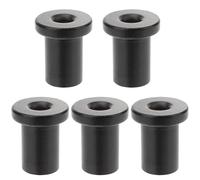 INOOMP 5 Pcs Sliding Barn Door Track Spacers 35mm Tube Clamp Hardware with Black Gasket Replacement for Barn Door Spacer Kit