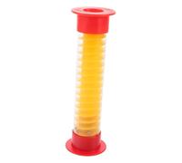 INOOMP 5-second Sand Timer Buzzer for Board Games 13cm Plastic Hourglass Red Lid Yellow Tube Game Timer for Kids and Adults for Classroom