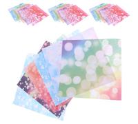 INOOMP 50 Sheets Double-Sided Origami Paper for DIY and Handicraft Projects, Practical and Visually Appealing Colourful Folding Paper for Arts and Crafts