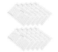 INOOMP 50pcs Double-Sided Recipe Cards for Notes and Baking Formulas, Smooth Writing Paper Cards with Minimalist and Creative Style, for Kitchen and Cooking Organization