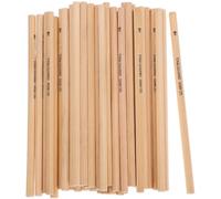 INOOMP 50pcs Hexagonal Wooden Pencils Pack for Students with Smooth Writing and Portable Design, Eco-friendly Lead-free Sketching Pencils Suitable for Teachers and Painters