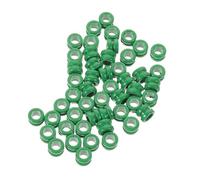 INOOMP 50pcs Metal Guitar String Beads for Acoustic and Folk Guitars Green Ball End Beads Providing Stable Tuning and Secure Connection Strength Replacement Parts
