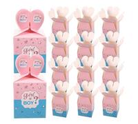 INOOMP 50pcs Paper Sweet Favour Boxes Multi-purpose Reusable Candy Chocolate Boxes for Party Decoration the Festive Atmosphere