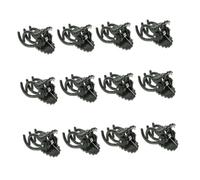 INOOMP 50pcs Plastic Orchid Clips Plant Support Stem Clamps for Garden Vines and Indoor Plants Non-breakable Gardening Tool