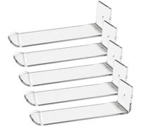 INOOMP 5pcs Acrylic Hairband Holder Organizer Headband Display Rack for Hair Accessory Storage and Hair Tie Organization Stylish Wall Mounted Stand for Women