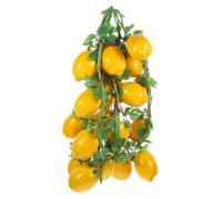 INOOMP 5Pcs Artificial Lemon Strings Decorative Hanging Garland for Photography Props Home Kitchen Party and Outdoor Farmhouse Decor