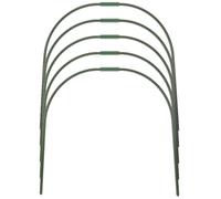 INOOMP 5pcs Chicken Tunnel Hoop Frame for Garden Netting Poultry Tunnel Support Hoops Portable Arch Brackets for Raised Beds Outdoor Plant Cover