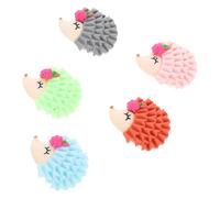 INOOMP 5pcs Hedgehog Pin Cushion Needle Minder Magnetic Needle Holder Lightweight Portable Plastic Embroidery Accessory for Sewing and Cross-Stitch