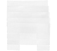 INOOMP 5pcs Plastic Mesh for Bag Making Cross-Stitch Mesh Woven Plastic Canvas DIY Embroidery Supplies