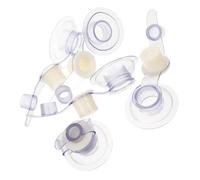 INOOMP 5pcs PVC Wear Resistant Inflatable Mattress Valve Covers Replacement Valves Lid for Pillows and Rafting for Outdoor Air Mattresses and Camping Gear