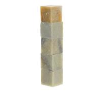 INOOMP 5pcs Qingtian Stone Seal Material with Smooth Surface for Calligraphy and Engraving Name Stamp, Artistic Tool Suitable for Calligraphy Enthusiasts and Hobbyists