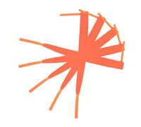 INOOMP 5pcs Reflective Traffic Cone Sand Bags Orange Tip Weight Bags for Construction Stability Enhanced Visibility Safety for Parking Driveway Training