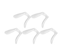 INOOMP 5pcs Silicone Screw-in Nose Pads for Glasses Replacement U-Shaped Eyeglass Nose Support Cushions for Anti-Slip, Compatible Model 569, Eyeglass Repair Accessories for Comfortable