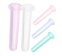 INOOMP 5pcs Silicone Vacuum Suction Cups for Facial Cupping Therapy Professional Home Cupping for Eyes Neck Face Wrinkle Reduction Easy Use for Anti-aging and Skin Care