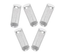 INOOMP 5PCS Stainless Steel Fish Tank Filter Mesh Net 16mm Intake Strainer Cover Aquarium Prefilter for Fry Shrimp Protection
