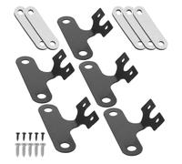 INOOMP 5pcs Universal Rear Camera Mount Bracket for Car Rear View Camera with Alloy Material and Robust Support Suitable for Most Cars and Trucks with Mounting Screws Included