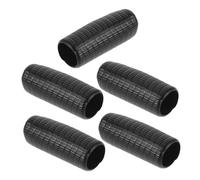 INOOMP 5pcs Violin Bow Grip Rubber Posture Corrector Sleeves for Violin Cello Elastic Material Reducing Hand Fatigue Sized Fit for Balanced Playing Experience Musician Accessories for