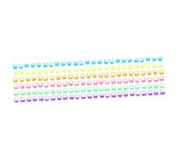 INOOMP 5sets 100pcs Girl Finger Rings Plastic Jewelry Dress Up for Birthday Party Favors Creative Accessories to Make Little Stand Random Color 100pcs*5