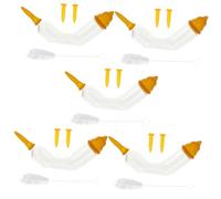 INOOMP 5sets Pet Nursing Feeder Kit for Kittens and Puppies Nipple Bottle Leak Design for Newborn and Sick Pets