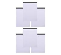 INOOMP 6 Books Wide Ruled Legal Pad Notepads with 30 Sheets Each, Letter Sized Office Notes Paper for Business Meetings and Smooth Writing Experience