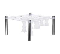 INOOMP 6 Pcs Chess Piece Mold for Epoxy Resin Silicone Chess Piece Casting Mold with Storage Rack Effortless Demolding Versatile Usage for Board Game Enthusiasts and Educators DIY