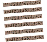 INOOMP 6 Sheets Tongue Drum Decals Music Note Scale Stickers for Beginners Reusable Interval Learning Ethereal Drum Labels Safe Material