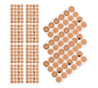 INOOMP 600pcs Round Label Sealing Stickers Kraft Paper Sticker Festive Design Writable Surface Versatile Use for DIY Projects on Jars and Containers