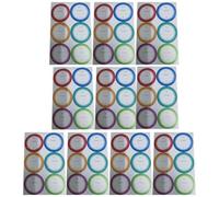 INOOMP 60pcs Label Stickers Note Bottle Stickers Pp Synthetic Paper Easy to Write Identify Things Decorative Date Labels for Home and Office Food Storage Bags Boxes