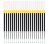 INOOMP 60pcs Replacement Writing Pen Refills Gel Pen Refills 0.5mm Smooth Writing Pp Material Stationery for Office and Teens